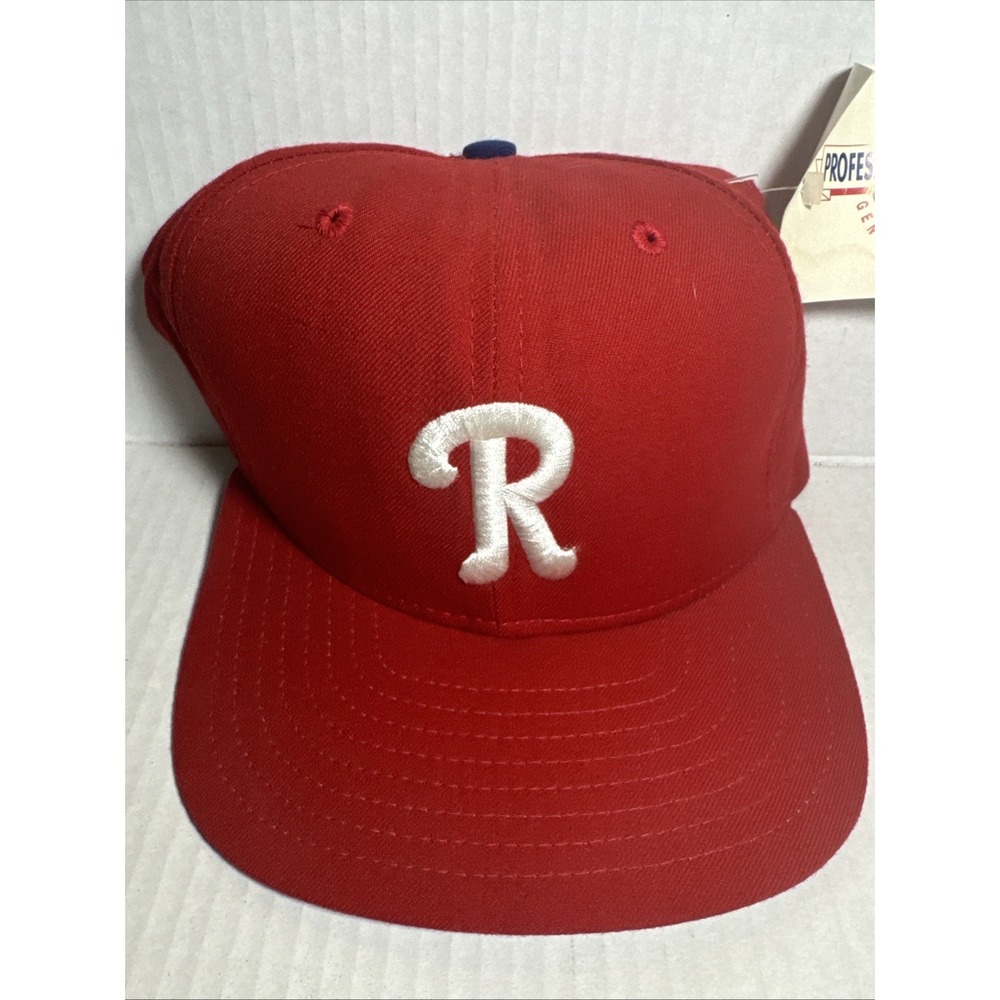 Vtg 80s New‎ With Tags MILB New Era Hat Pro Model Reading Phillies Wool SnapBack - Picture 2 of 11